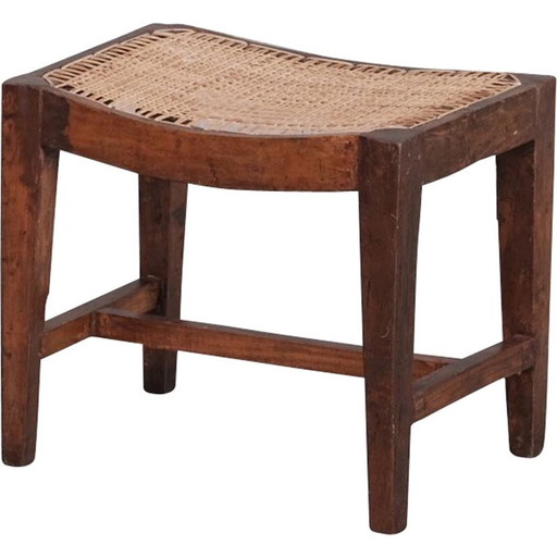 Chandigarh Tabouret en bois vintage