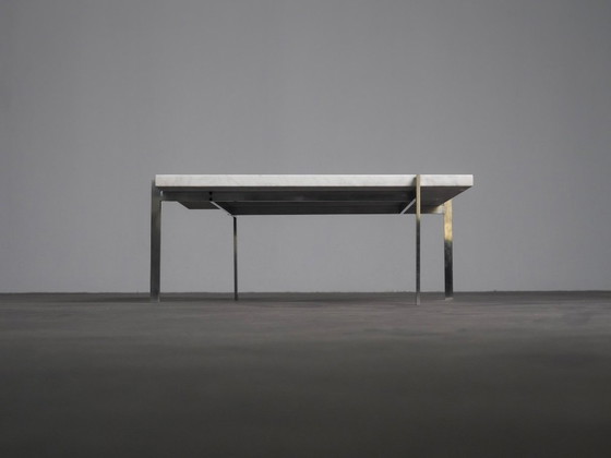 Couchtisch aus gerolltem Marmor von Poul Kjaerholm für Fritz Hansen, Dänemark, 1990er Jahre – Couchtische (photo 6 of 10)