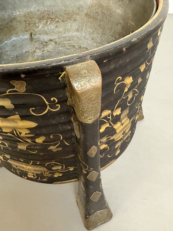 Image 1 of Scatola laccata giapponese antica del XIX secolo