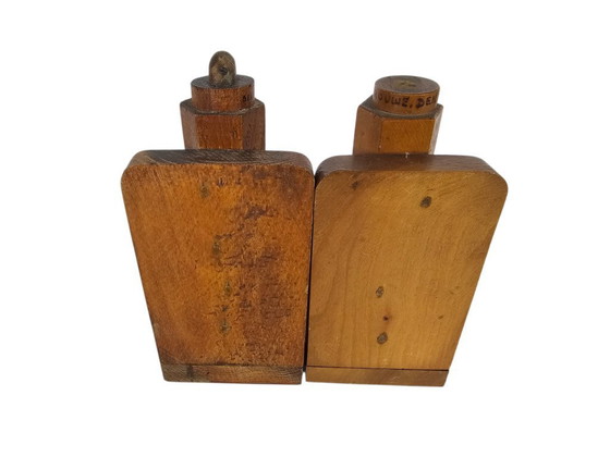 Image 1 of Buchstützen „Schlacht um den Grebbeberg 1940“ – Holz – Eiche – Militaria