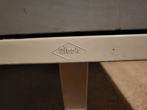 Image 1 of Vintage Steel Blerk Desk 151x76cm, gray