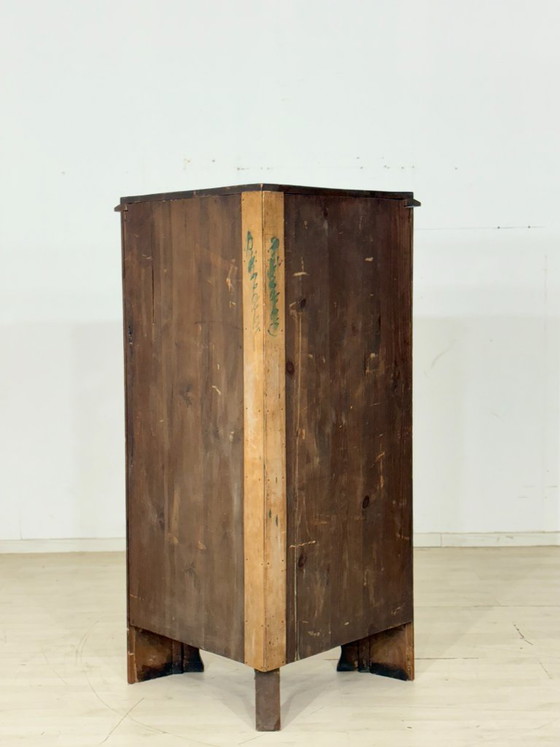 Image 1 of Biedermeier Eckschrank / Vertiko – um 1880