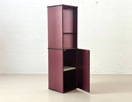 Image 1 of Modulares Designregal mit Schrankfach, 1990er Jahre