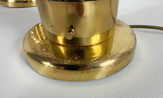 Image 1 of Set van twee lampen/paddenstoellampen uit het midden van de 20e eeuw van Luigi Colani, jaren 70.