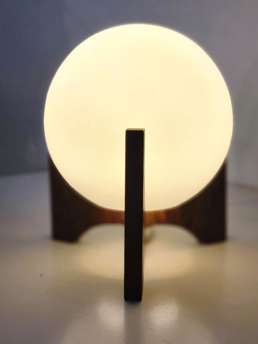 Raak Amsterdam Hokusai D-2022 table lamp in wenge & opal glass – tafellampen, Wood (photo 2 of 8)