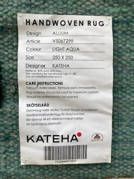 Tappeto KATEHA 100% lana/lino, nuovo, tessuto a mano 250 x 250 – Tappeti, Textile, Wool (photo 6 of 10)