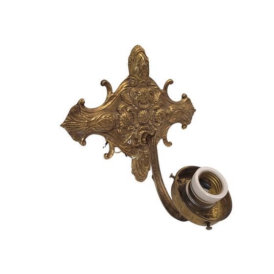Image 1 of Gilt Bronze Sconce, Louis XVI Style, 19th Century – France
