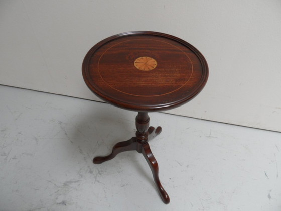 Image 1 of Vintage ronde bijzet tafel