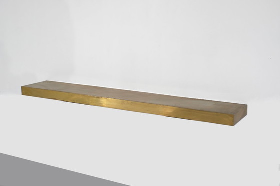 Image 1 of Small console in brass - Italy, 1960s