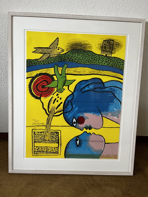 Corneille graph lithograph