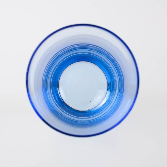 Image 1 of Set of 4 Italian Colorful Glasses, 1980s