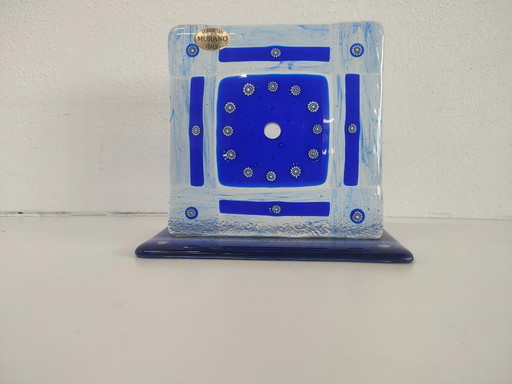 Reloj antiguo de cristal de Murano