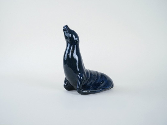Image 1 of Figurine de sceau en céramique, design italien, années 1960, fabriquée en Italie
