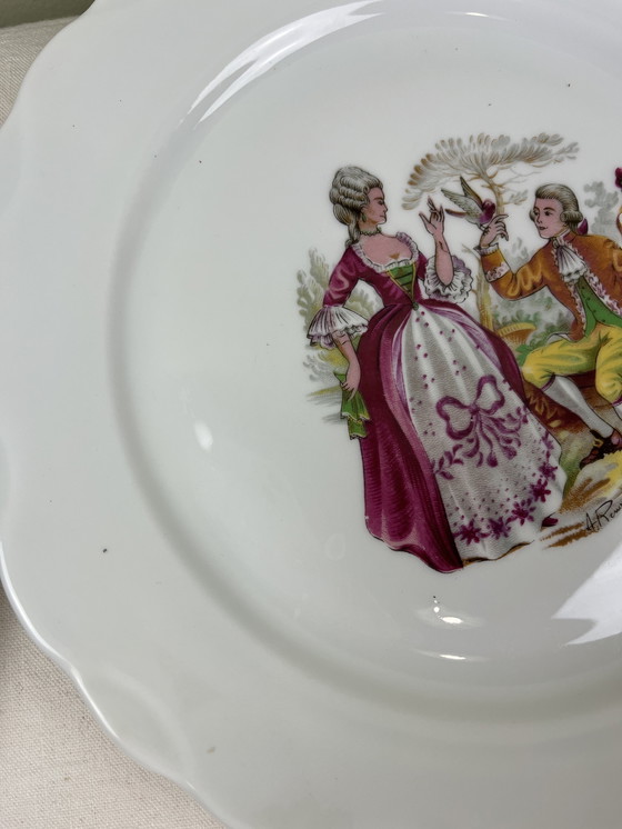 Image 1 of 12 piatti di porcellana