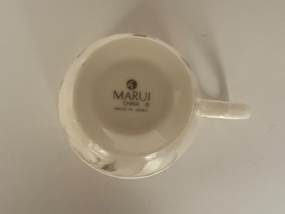 Image 1 of Service à thé Marui de 2 tasses en porcelaine