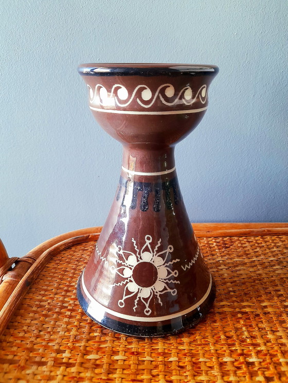 Image 1 of 1960s ceramic candlestick