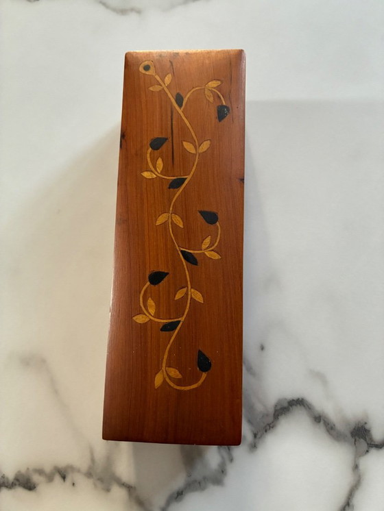 Image 1 of Heel mooie vintage houten marqueteriedoos