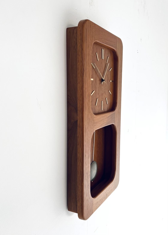 Image 1 of Vintage teak wall clock, DANclock '70