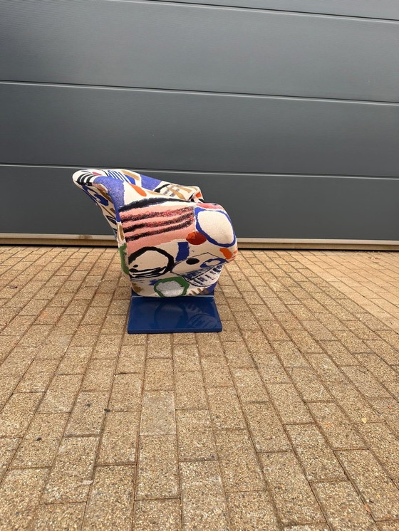 Image 1 of Silla Artifort Ribbon Pierre Paulin en tela de Pierre Frey La Toile du Peintre