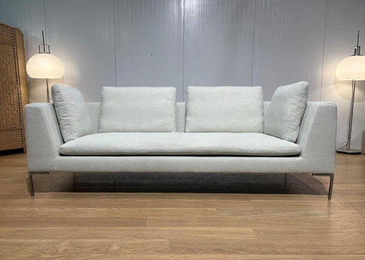 NEWLY UPHOLSTERED B&B Italia Charles 3-Seater + WARRANTY