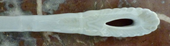 Antieke Porseleinen Suikerstrooier Lepel. – Tafelaccessoires, Porcelain (photo 3 of 6)