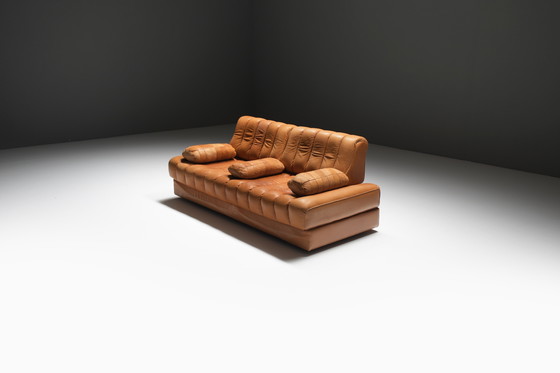 Image 1 of Stunning DS-85 Sofa/Bed in Original Cognac Leather by Team De Sede for De Sede