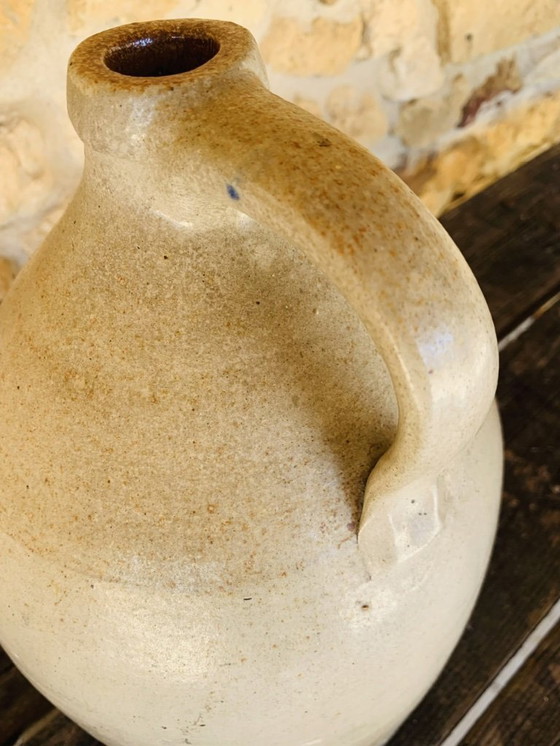 Image 1 of Antica brocca in gres da 2 g con fiocco di neve, F. H. Cowden, Harrisburg, 1880 ca.