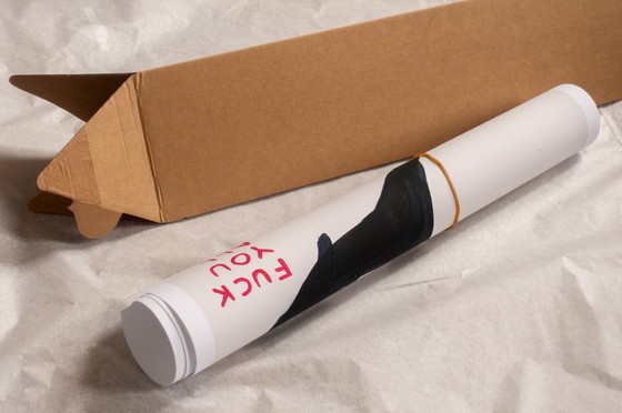 Image 1 of Shark Says - David Shrigley - Poster 50 × 70 cm