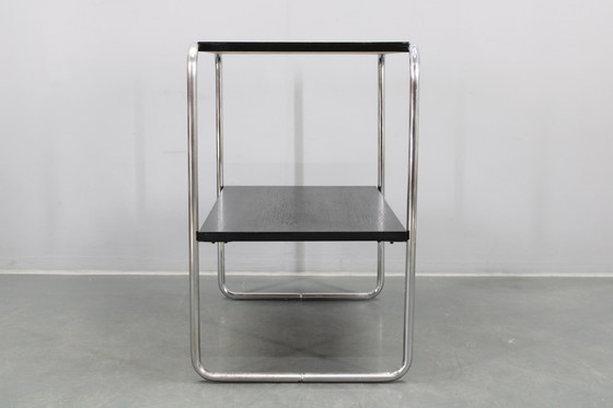 Image 1 of 1930s Marcel Breuer Bauhaus Tubular Console Table , Model B12, Czechoslovakia