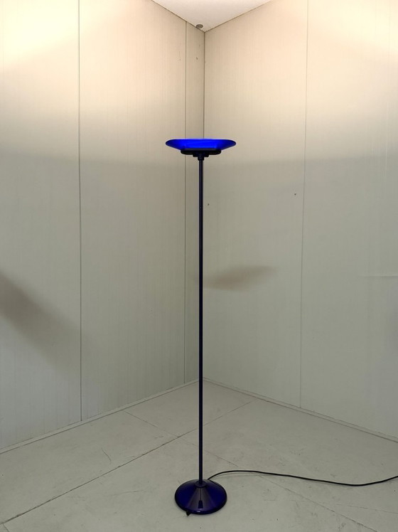 Image 1 of Lampadaire Arteluce Jill A380 bleu, Italie, années 1970