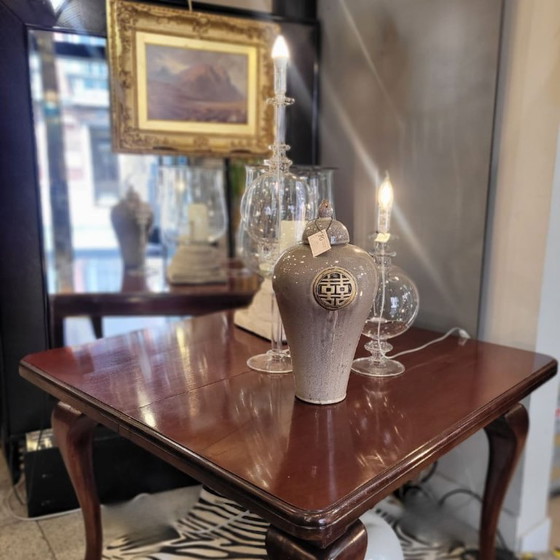 Image 1 of Extending crank dining table, J.& J. W. Meeks, New York, mahogany wood, 19th c. - United States