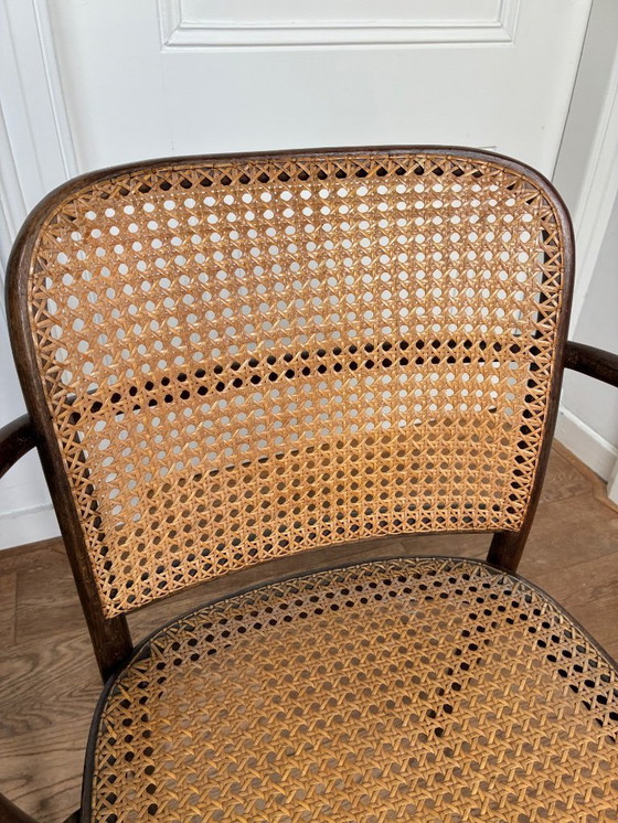 Image 1 of 4x Sessel „Prag“, Entwurf Thonet Nr. 811 von Josef Hoffmann