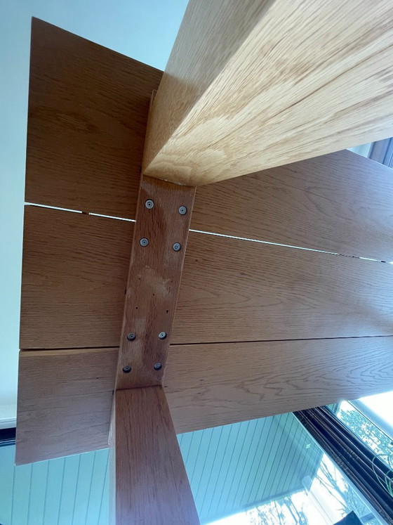 Image 1 of Table de salle à manger en chêne massif « La Basilique »