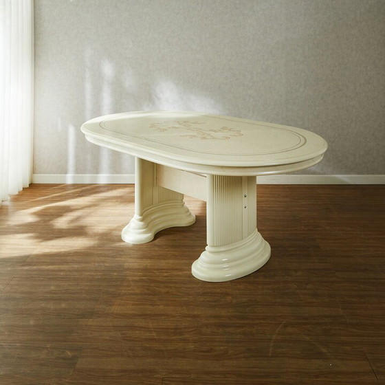 Saltarelli Florence Dining Table, Ivory Look, – Mdf, Wood (photo 5 of 9)