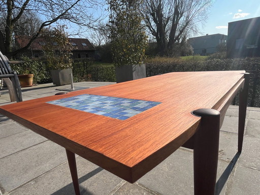 Creafort coffee table with reversible top - Louis van Teeffelen style