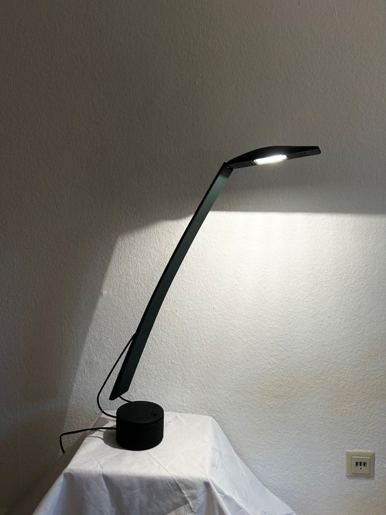 Image 1 of Lampada da scrivania originale Dove nera di Marco Colombo e Mario Barbaglia per PAF Studio.