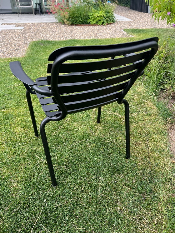 Image 1 of 6x sedia da giardino Zuiver Vondel nera