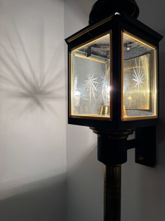 Applique Lanterne Maison Arlus Anni '70 – Brass, Metal (photo 13 of 15)