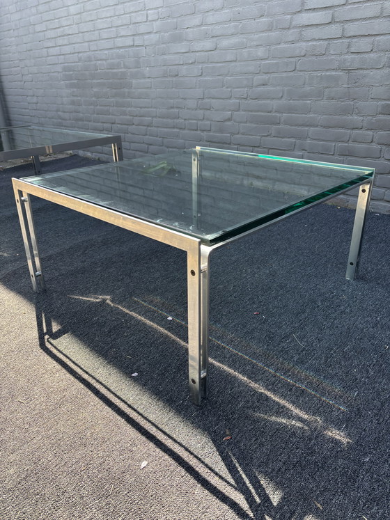 Image 1 of Vintage coffee table Metaform M1 80x80 Hank Kwint