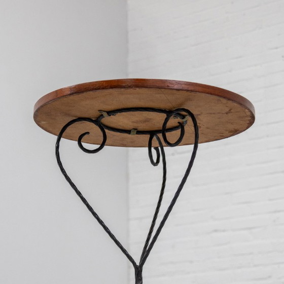 Bijzettafel Smeedijzer Frankrijk 60's – Wood (photo 4 of 8)