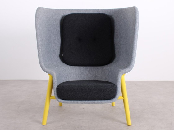 Image 1 of Fauteuil Vorm Pod Privacy gris/jaune