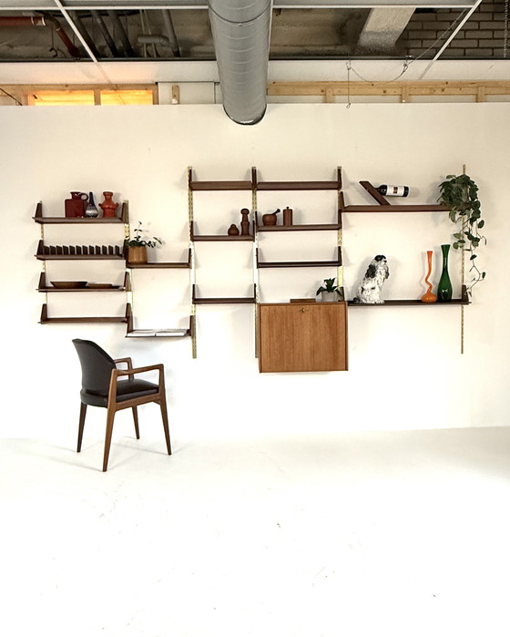 Image 1 of Vintage XL modulair wandsysteem, WK Möbel ‘60