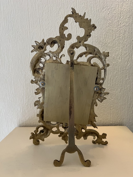 Image 1 of Rococo style bronze photo frame