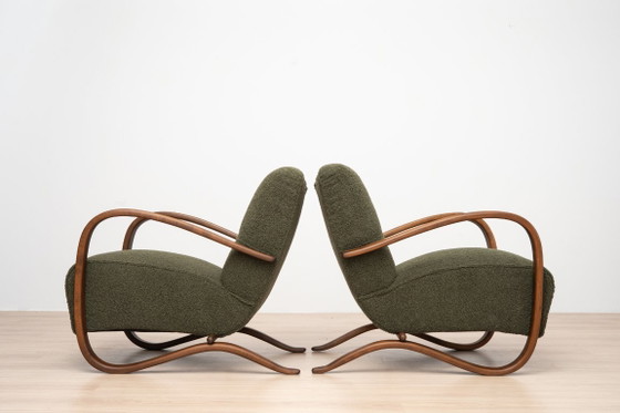 H-269 Armchairs by Jindřich Halabala, Czechoslovakia, 1930s, Set of 2 – Wood (photo 2 of 17)