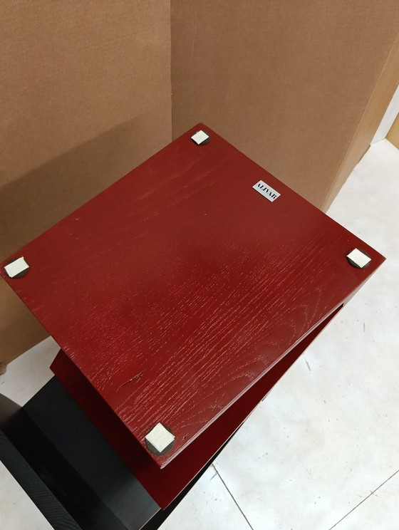 Image 1 of Sedia ALIVAR MVSEVM 514 ZIG ZAG (NUOVA, MAI USATA) Rosso Bordeaux o Nero