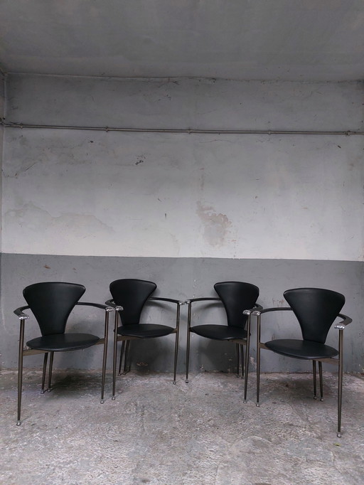  4 x chaises de salle à manger arrben