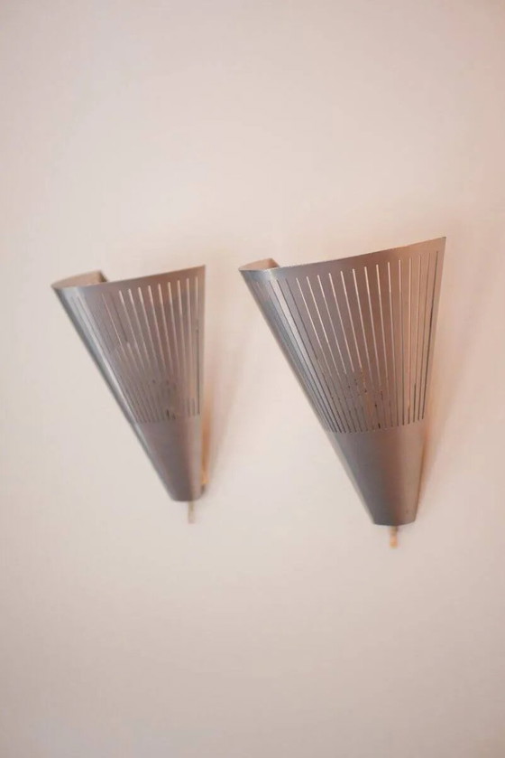 Image 1 of Appliques murales modernistes Klyka du milieu du siècle par Ikea, Suède, 1987, lot de 2.