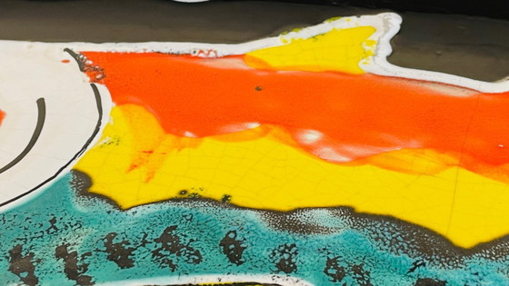 Image 1 of PIATTO XL Fabbrica di terracotta Niderviller Francia VINTAGE