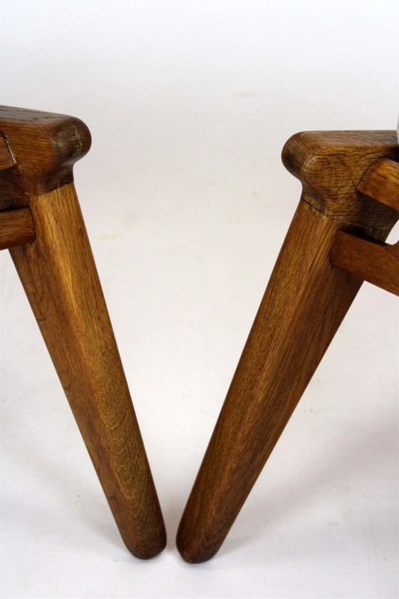 Image 1 of Restored Mid-Century Scandinavian Hunting Chairs attributed to Uno & Östen Kristiansson, 1950s, Set of 2