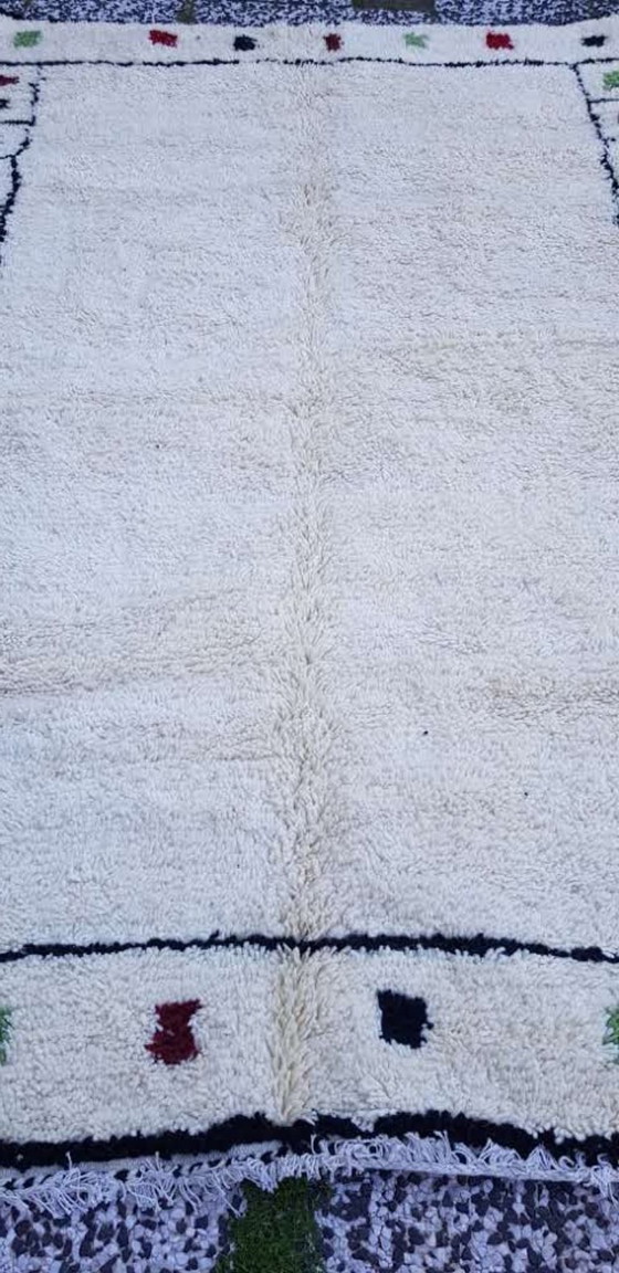 Image 1 of Alfombra bereber de lana anudada a mano, 240 x 152 cm